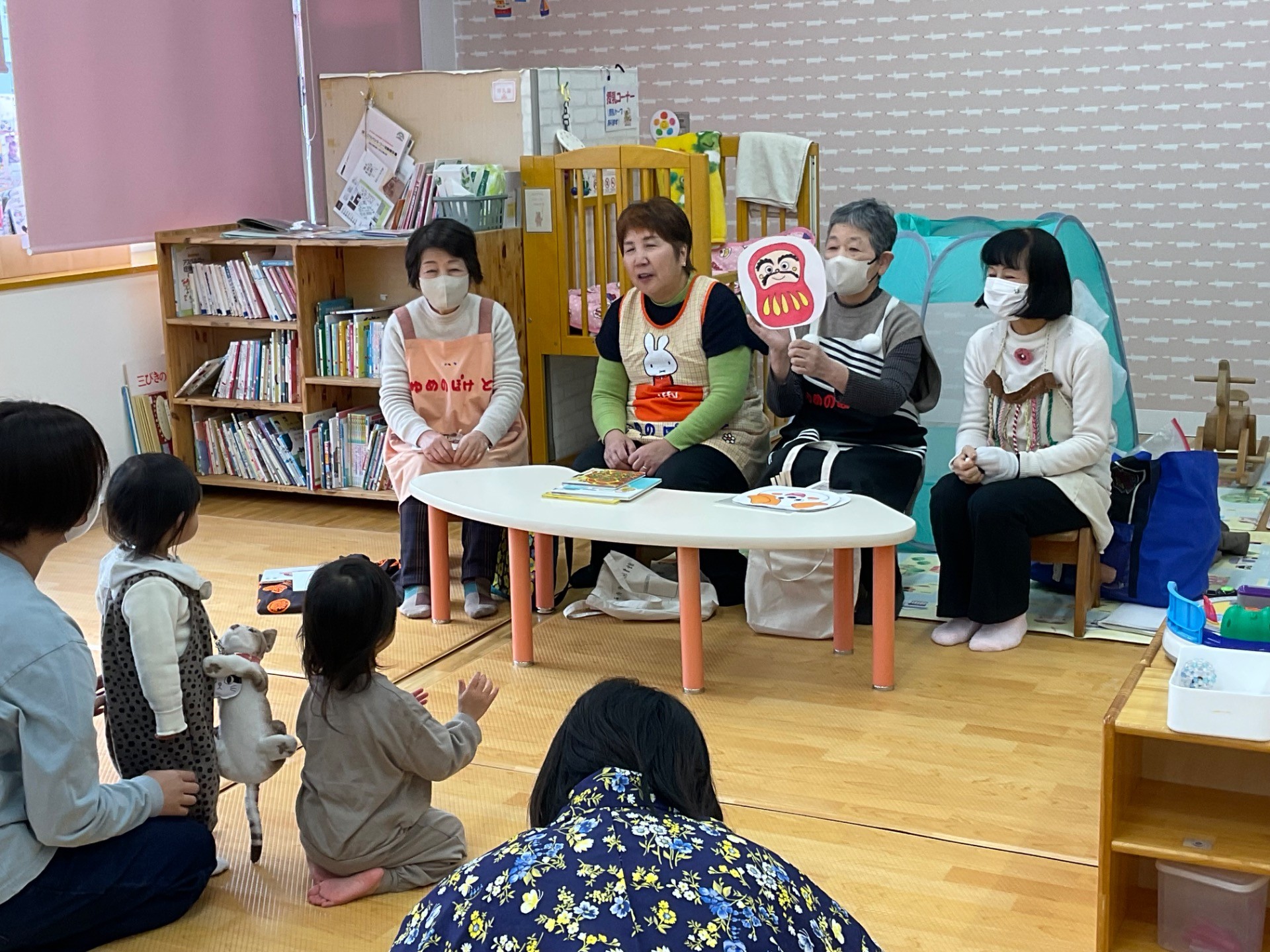 【子育て広場くすくす】ゆめぽけさんが来たよ